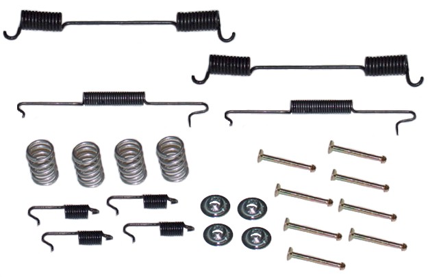 Carlson Front Or Rear Brake Drum Hardware Kit – Fits Plymouth Fury 1962-1969 All Positions – Springs, Adjusters, Cables